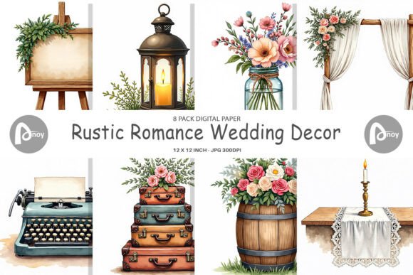 Botanical Wedding Digital Paper: Your Creative Arsenal