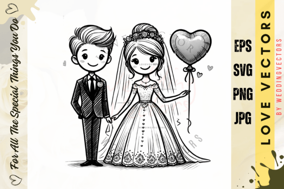 C3227: The Romantic Design Asset for Wedding & Love Projects