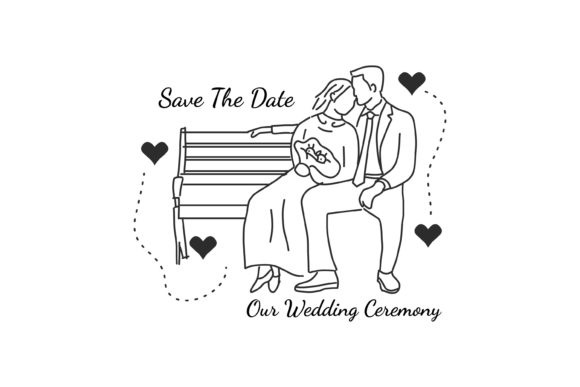 Creating Timeless Romance: The Park Bench Illustration