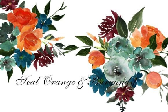 Elegant Watercolor Florals for Modern Wedding & Brand Design