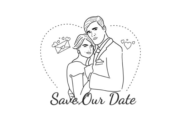 Gesture Illustration Wedding Couple: A Designer's Guide to Romantic Vectors